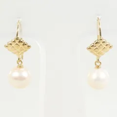 K18YG ピアス パール（真珠） 総重量約1.2g