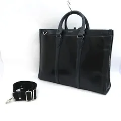 【極美品】ultima TOKYO ビジネスバッグ 2way ナイロン レザー ULTIMA TOKYO(ウルティマトーキョー) ビジネスバッグ - 黒 2way