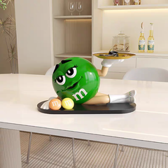 大人気★m&m's 置物   飾る 新品  グリーン
