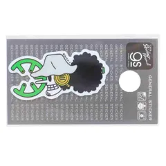 【メール便】ワンピース ビニールシール ダイカットミニステッカー ウソップ海賊旗 少年ジャンプ ゼネラルステッカー 耐水耐光 デコステッカー アニメキャラクター グッズ 