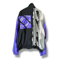 NIKE ナイキ 90s ヴィンテージ CHALLENGE COURT ウインドブレーカー ジップアップ ナイロンジャケット 上着 刺繍ロゴ スポーツ 長袖 羽織り スタンドカラー メンズ マルチカラー 秋 ゴーゴー古着マルイ北千住店 No.久K573Y