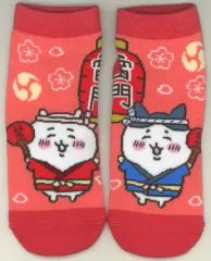 【中古】衣類 ちいかわ＆ハチワレ(雷門) キャラットソックス 22～25cm 「ちいかわ なんか小さくてかわいいやつ」 東京限定