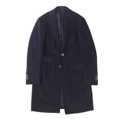 【美品　希少XL】RING JACKET チェスターコート カシミヤ　ブラック 美品希少XL】RING JACKET チェスターコート カシミヤブラック
