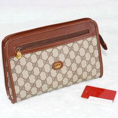 GUCCI オールドグッチ セカンドバッグ 014-122-6063 クラッチバッグ GG PVC