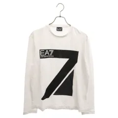 EA7 (イーエーセブン) ロゴプリント長袖Tシャツ ホワイトのサムネイル