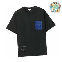 【今日特価】Loewe 2025SS 胸刺繍ロゴ オーバーサイズ T シャツ-1
