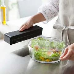 新品 ラップケース 山崎実業 tower タワー マグネットラップケース S ブラック【SPORTUS】※沖縄発送不可