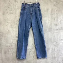 CLASSICAL ELF クラシカルエルフ　ハイウエストタックワイドデニムパンツ　ブルー　レディース　Mサイズ