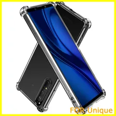 【人気商品】Hy+ Xperia 1 II 耐衝撃 ケース SO-51A SOG01 カバー ストラップホール 米軍MIL規格 クリア 衝撃吸収ポケット内蔵 TPU ケース