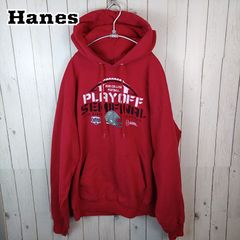 Hanes ヘインズ スウェットパーカー カレッジフットボール L