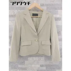 ◇ green label relaxing UNITED ARROWS １B 長袖 テーラード ジャケット サイズ38 ベージュ レディース 【中古】 【1104130006341】