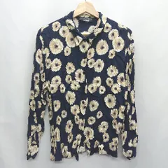 ◇ ⊂ cacharel　キャシャレル 花柄 長袖 ブラウス サイズM ブラック レディース E  【1409100040616】のサムネイル