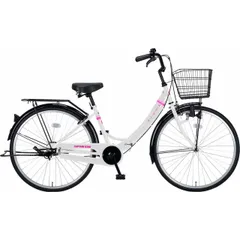 CAPTAIN STAG 折りたたみ自転車 ホワイト 20インチ 美品 CAPTAIN STAG キャプテンスタッグ 折りたたみ自転車 20インチ カゴ付き