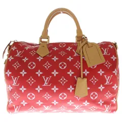 LOUIS VUITTON (ルイヴィトン) スピーディ P9 バンドリエール 40 モノグラムボストンバッグ M24420 レッド
