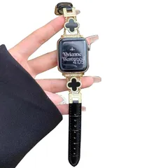 【新品】 コンパチブル Iwatch バンド本革 レザー アップルウォッチバンド メタル 49mm 46m 45mm 42mm レディース 女性 iwatch可愛いバンドギフト あっぷるうおっちバンド 調整器具不要 Apple Watch Series 1