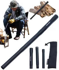 新品 TOKYO CRAFTS マグナブラスター 火吹き棒 極太 高効率 口をつけない 逆流しない 分解 安全 コンパクト 軽量 収納ケース付き アルミニウム製 衛生的 耐久性 火起こし 焚き火