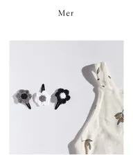 かぎ編みお花のピン