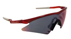 オークリー サングラス Mフレーム 初期モデル 赤 クリアレッド ホワイト OAKLEY M FRAM ヴィンテージ vintage old model 1st generation 旧ロゴ スポーツサングラス