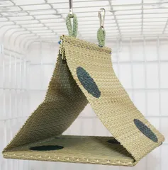 【メール便発送】ピーツー・アンド・アソシエイツ　Ｂｉｒｄ　Ｔｅｎｔ　い草テント　Ｓ　ブルー　[ハッピーホリデイ]