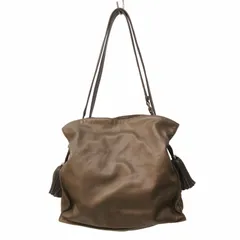 良品　ロエベ LOEWE フラメンコ30 ナッパレザー　2way❣️ LOEWE ロエベ フラメンコ30 巾着 ショルダーバッグ タッセル