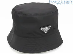 や*ん様 プラダバケハ Prada ストライプ バケットハット | ブルー | FARFETCH JP