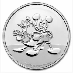 NGCPF69銀貨ディズニー・ラブ オンリー フォー ユー ミッキー＆ミニー」