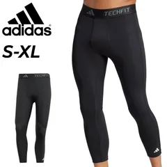 アディダス 7分丈タイツ コンプレッション メンズ adidas テックフィット 3/4丈タイツ ベースレイヤー レギンス スパッツ スポーツウェア スポーツ用インナー アンダー トレーニングタイツ 運動 男性 ADIDAS TECH FIT/KUK10