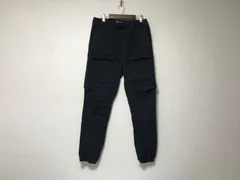 本物ザラZARAコットンイージーストレッチスウェットスキニージョガーパンツメンズサーフアメカジミリタリーストリートスケーターワークビジネススーツモードゴルフドレス黒ブラックMトルコ製
