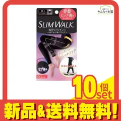 スリムウォーク 着圧リブレギンス 1足入 (M～L) 10個セット まとめ売り