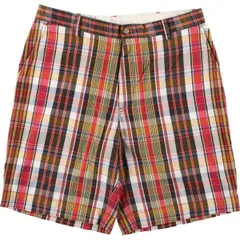 古着 ラルフローレン Ralph Lauren POLO by Ralph Lauren チェック柄 コットンショーツ ショートパンツ メンズw35相当/eaa565063