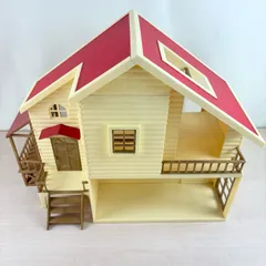 【初期】 シルバニアファミリー 赤い屋根の大きなお家 ハ-21