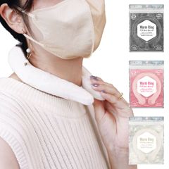 温感ネックリング 冷え対策 寒さ対策 保温 ふわふわ 首 防寒 温め 48°
