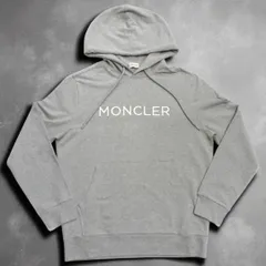 定価12万円！！☆新品未使用タグ付き☆ MONCLER Embroidery Logo Hoodie パーカー XS～XXL Gray Color グレー色