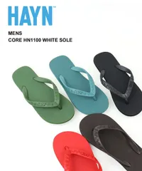 (A-0)(ハイアン HAYN) メンズ CORE COLLECTION ホワイトソール ビーチサンダル CORE HN1100 WHITE SOLE・HN1100-4312101(メンズ)のサムネイル
