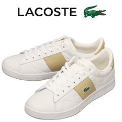 LACOSTE (ラコステ) メンズ SMA0219 CARNABY SET 1252 APAC SMA レザースニーカー 2J8 WHTxLT BRW LC392 UK9-約27.0cm