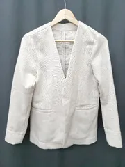 ◇ Alma Design アルマデザイン 長袖 ジャケット サイズM ベージュ レディース P  【1407100046300】