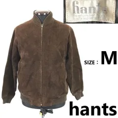 90s/Vintage★hants/ハンツ★スエードレザージャケット【メンズM/brown/茶】アウター/ブルゾン/革ジャン/Coat/Jacket/Jumper◆sBH946<sale>のサムネイル