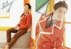 【中古】コレクションカード(男性) ZE：A096[カラーホイルレア]：ZE：A/ケビン/カラーホイルレア/韓国版 ZE：A スターコレクションカード