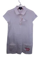 PEARLY GATES(パーリーゲイツ) ポロシャツワンピース 白 レディース 1 055-124551 ゴルフ用品 2412-1089 中古