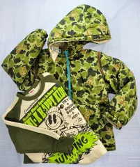 【まとめ売り 男の子】ミニケー MINI-K ブルゾン＆トレーナー セット 120cm 子供服 中古