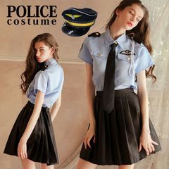 コスプレ ポリス 警察 ハロウィン コスチューム 衣装 可愛い ミニスカ 仮装 男ウケ ミニスカ ミニスカポリス セクシー 学園祭 コスプレ衣装 大人気 おすすめ