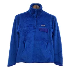 patagonia パタゴニア リツール スナップT フリースジャケット アウトドア ブルー (レディース S) 中古 古着 S6571