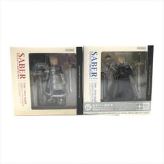 未使用 REVOLTECH Fate/stay Night. セイバー セイバーオルタ 2体セット 海洋堂 フィギュア アニメ 漫画 玩具 a9328
