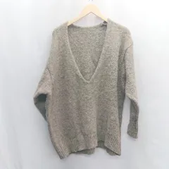 ◇ titivate ティティベイト 長袖 ニット サイズM ダークベージュブラウン レディース E  【1407020032179】