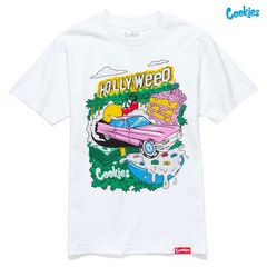 COOKIES HOLLYWEED Tシャツ【WHITE】(クッキーズ アパレル 服 Tシャツ)