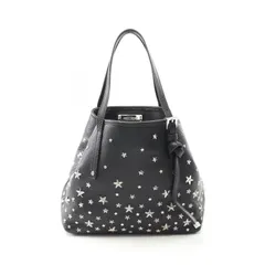 ジミーチュウ JIMMY CHOO トートバッグ SASHA サシャ S ブラック レザー サシャS レディース Used Aのサムネイル