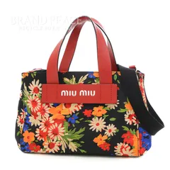 【良品】miu miu(ミュウミュウ)ハンドバッグ 肩掛け 花柄 型押し 赤 楽天市場】MIUMIU（カラーレッド）（レディースバッグ｜バッグ