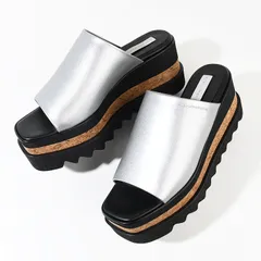 STELLA MCCARTNEY ステラマッカートニー サンダル 厚底サンダル スニークエリス プラットフォームサンダル 810374AP00P0 レディース シルバー 厚底 春夏