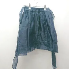 ◇ ⊂ snidel スナイデル シースルー ミニ丈 フレア シースルースカート サイズF ネイビー系 レディース E  【1505290016247】