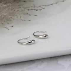 ティアドロップピアス　ゴールド　レトロ　レディース シルバー925 P00014